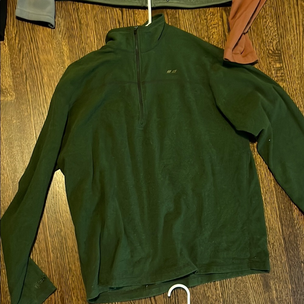 Koppen Dark Green Quarter-Zip Pullover